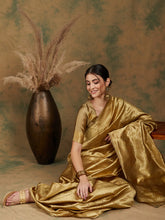 Womens Fashion Ethnic Gold Color Sarees-MLSHWSA1085GLD0ONE